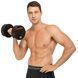 Гантель цельная профессиональная с полиуретановым покрытием LIFE FITNESS SC-80081-16 1шт 16кг черный-красный SC-80081-16 фото 7