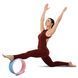 Колесо для йоги массажное SP-Sport Fit Wheel Yoga FI-2438 голубой-розовый FI-2438 фото 8
