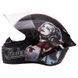 Мотошлем интеграл (full face) QKE HARLEY QUINN Rider Crazy Girl M-9545 M-XL черный-белый L M-9545 фото 11
