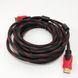 Кабель усиленный 5м переходник адаптер HDMI-HDMI папа-папа аудио видео шнур в обмотке ws85257 фото 11