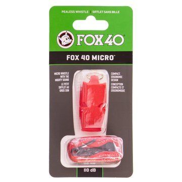 Свисток спортивный судейский пластиковый со шнурком MICRO FOX40-MICRO цвета в ассортименте FOX40-MICRO фото
