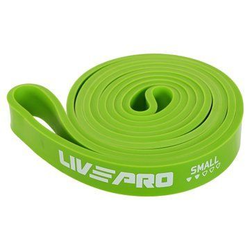 Резина петля для подтягиваний и тренировок лента силовая LiveUp SUPER BAND LP8410-S 11-29кг зеленый LP8410-S фото
