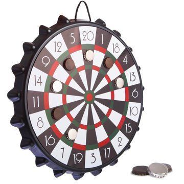 Дартс магнитный с крышками от бутылок BOTTLE CAP 10 крышек и мишень SP-Sport A002P 39см A002P фото