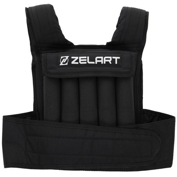 Жилет утяжелитель с регулируемым весом Zelart WEIGTH VEST FI-2630-20 вес-2-20 кг черный FI-2630-20 фото