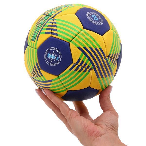 Мяч гандбольный SOCCER STAR HB-4527-2 размер 2 желтый-синий HB-4527-2 фото