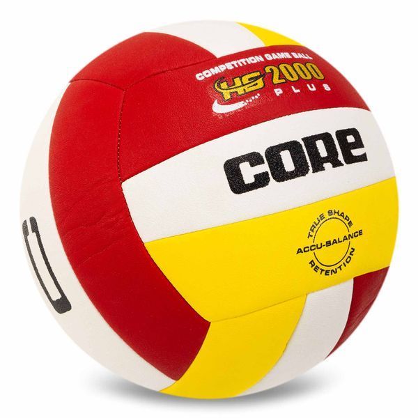 М'яч волейбольний CORE HYBRID CRV-031 №5 PU червоний-жовтий-білий CRV-031 фото