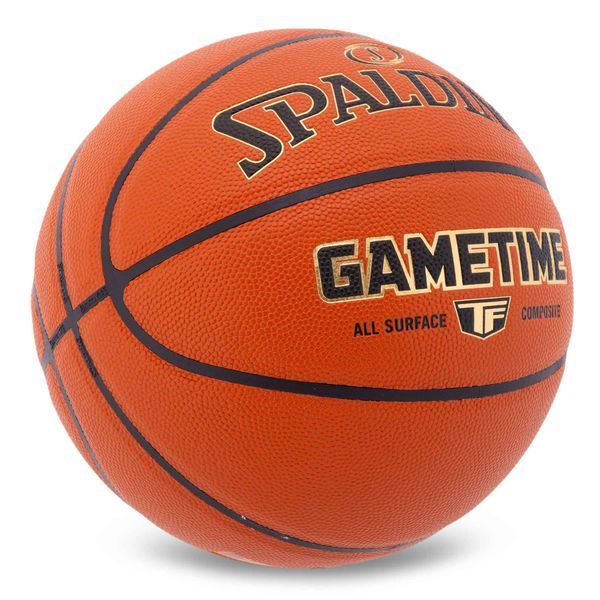 Мяч баскетбольный SPALDING TF-GAMETIME 77359Y размер 7 коричневый 77359Y фото