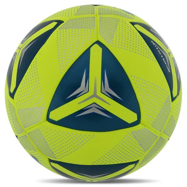 М'яч футбольний HIBRED SOCCER STAR FB-6043 №5 PU жовтий-синій FB-6043 фото