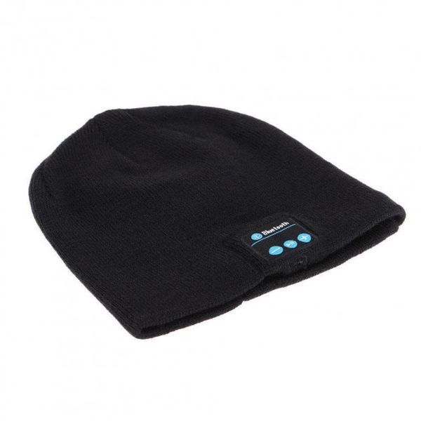 Портативная колонка ШАПКА с bluetooth наушниками SPS Hat BT True. Цвет: черный ws39519 фото