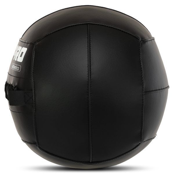 М'яч набивний медичний для кросфіту WALL BALL LiveUp LP8103-2 2кг чорний LP8103-2 фото