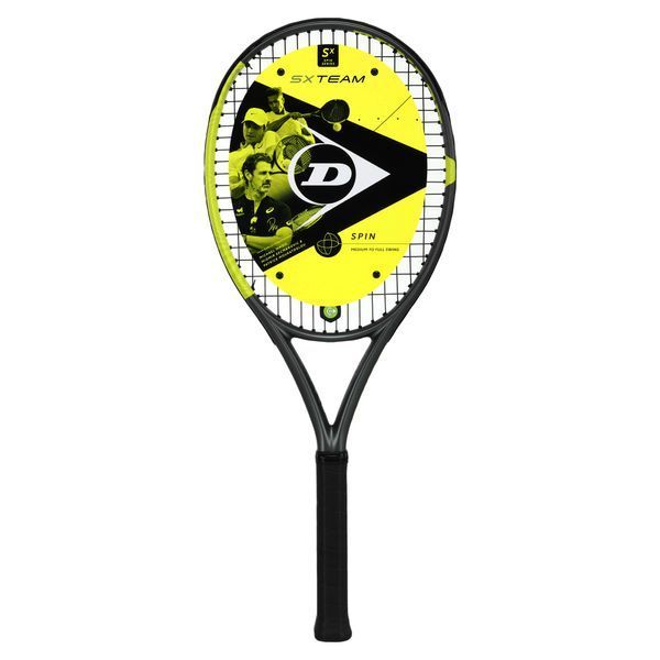 Ракетка для большого тенниса 27.25' DUNLOP TEAM 260 SX DL10325832 G2 NH черный-желтый DL10325832 фото