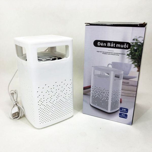 Лампа от комаров USB Bug Zapper Fly White ws19695-1 фото