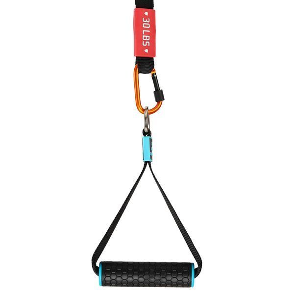 Эспандер трубчатый с карабином в защитном рукаве RESISTANCE TUBE LiveUp LP8401-L нагрузка высокая LP8401-L фото