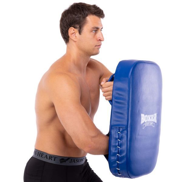 Макивара Прямая тренировочная для отработки ударов кожаная BOXER 1019-01 60х40х10см 1шт цвета в ассортименте 1019-01 фото