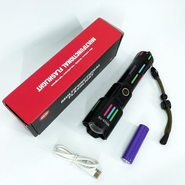 Ліхтар NIGHT VISION FLUORESCENCE W515-PM10-TG, Надпотужний ліхтарик, Підствольний ліхтарик ws17481 фото
