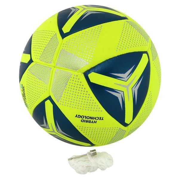 М'яч футбольний HIBRED SOCCER STAR FB-6043 №5 PU жовтий-синій FB-6043 фото