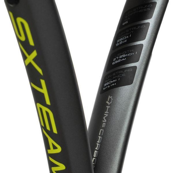 Ракетка для большого тенниса 27.25' DUNLOP TEAM 260 SX DL10325832 G2 NH черный-желтый DL10325832 фото