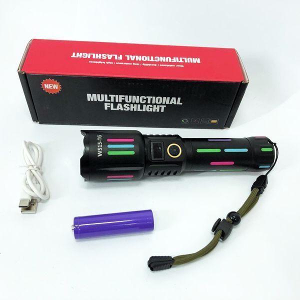 Ліхтар NIGHT VISION FLUORESCENCE W515-PM10-TG, Надпотужний ліхтарик, Підствольний ліхтарик ws17481 фото