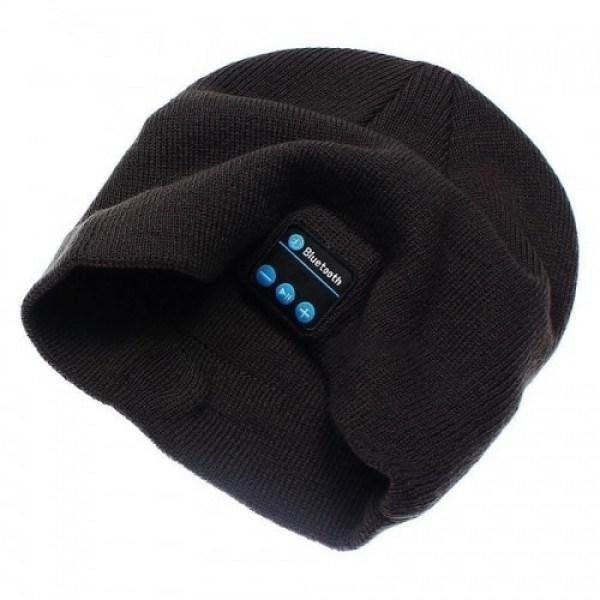 Портативная колонка ШАПКА с bluetooth наушниками SPS Hat BT True. Цвет: черный ws39519 фото