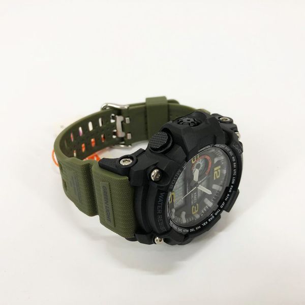 Часы наручные мужские SKMEI 1283AG ARMY GREEN, армейские часы противоударные. Цвет: зеленый ws28574 фото