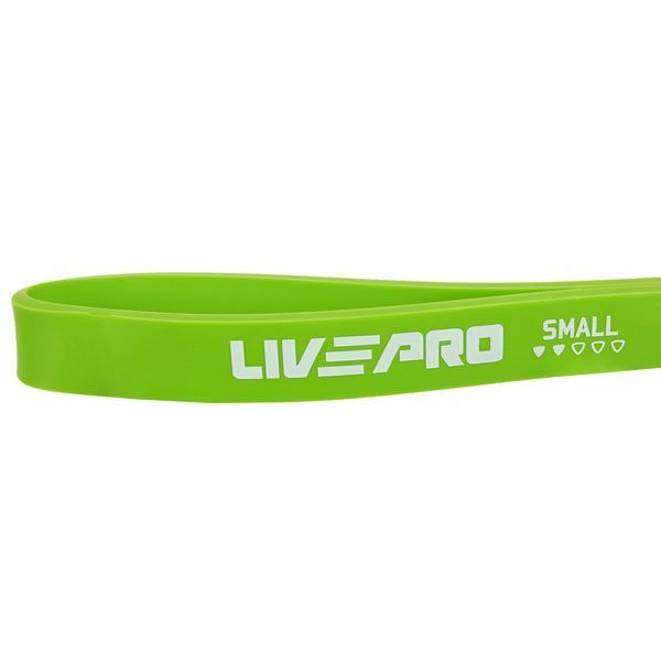 Резина петля для подтягиваний и тренировок лента силовая LiveUp SUPER BAND LP8410-S 11-29кг зеленый LP8410-S фото