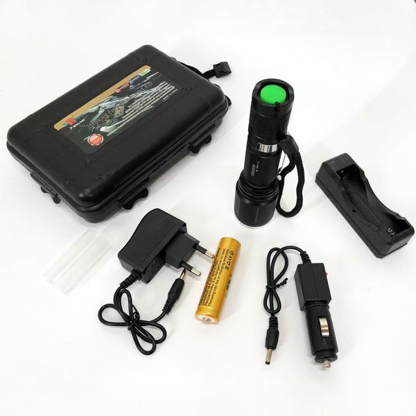 Тактический фонарь Bailong BL-1860-T6, фонарик police оригинал, мощный карманный фонарик ws32192 фото