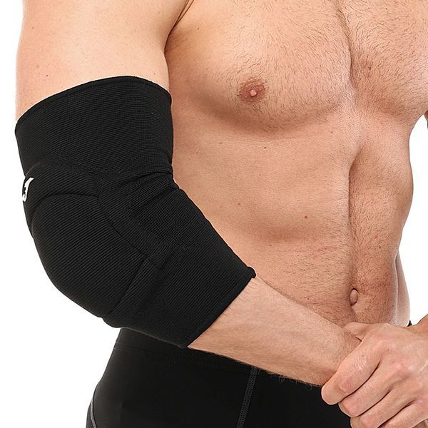 Налокотники спортивные защитные с амортизирующей вставкой JOMA 400176-100 S-L 2шт черный S 400176-100 фото