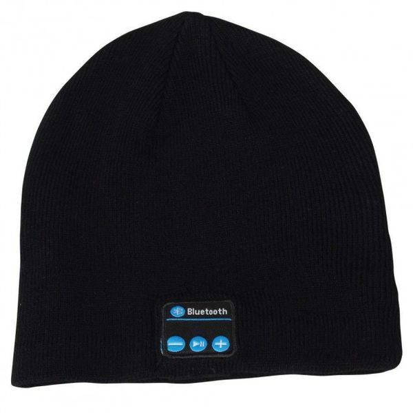 Портативная колонка ШАПКА с bluetooth наушниками SPS Hat BT True. Цвет: черный ws39519 фото