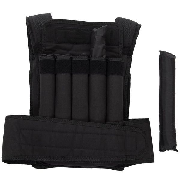 Жилет утяжелитель с регулируемым весом Zelart WEIGTH VEST FI-2630-20 вес-2-20 кг черный FI-2630-20 фото