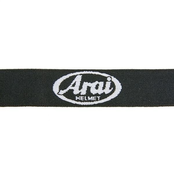 Шнурок ремешок лента для ключей телефона бейджа на шею с логотипом ARAI M-4559-19 50см черный M-4559-19 фото