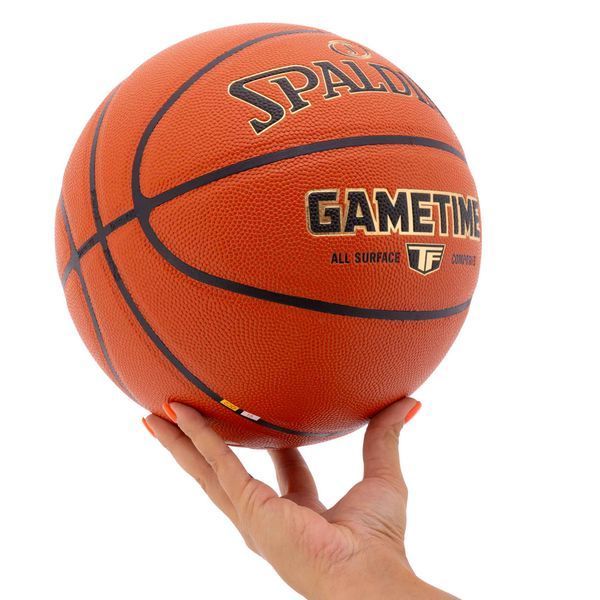Мяч баскетбольный SPALDING TF-GAMETIME 77359Y размер 7 коричневый 77359Y фото