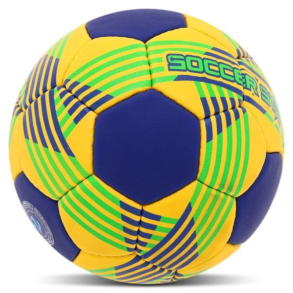 Мяч гандбольный SOCCER STAR HB-4527-2 размер 2 желтый-синий HB-4527-2 фото