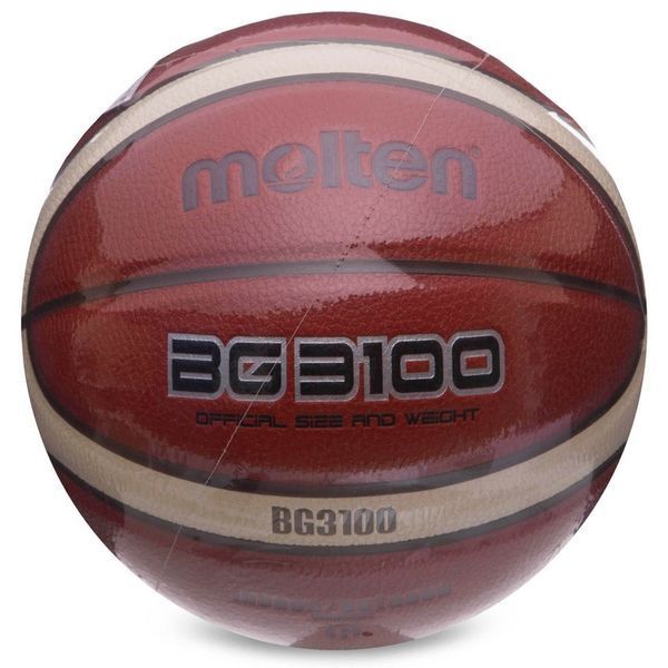 Мяч баскетбольный MOLTEN B6G3100 размер 6 оранжевый B6G3100 фото