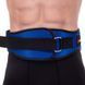Пояс атлетический текстильный Zelart SB-165415 размер-XS-XXL спинка-16см размер XS-XXL синий SB-165415 фото 9