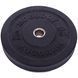 Бамперні диски гумові Bumper Plates MDbuddy TA-2676-15 51мм 15кг чорний TA-2676-15 фото 1