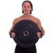 Бамперні диски гумові Bumper Plates MDbuddy TA-2676-15 51мм 15кг чорний TA-2676-15 фото 5