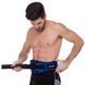 Пояс атлетический текстильный Zelart SB-165415 размер-XS-XXL спинка-16см размер XS-XXL синий SB-165415 фото 11