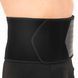 Пояс для тренажерного залу та схуднення SWEAT WAIST TRIMMER EZOUS O-13 розмір 126x20см чорний-сірий O-13 фото 3