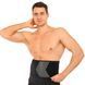 Пояс для тренажерного залу та схуднення SWEAT WAIST TRIMMER EZOUS O-13 розмір 126x20см чорний-сірий O-13 фото 6