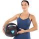М'яч набивний медичний для кросфіту WALL BALL LiveUp LP8103-2 2кг чорний LP8103-2 фото 9