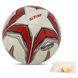 М'яч футбольний STAR PROFESSIONAL GOLD SB344G №4 Composite Leather білий-червоний SB344G фото 5