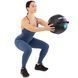 М'яч набивний медичний для кросфіту WALL BALL LiveUp LP8103-2 2кг чорний LP8103-2 фото 10