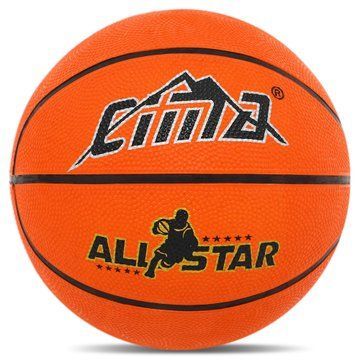 Мяч баскетбольный резиновый CIMA BA-8965 BASKET размер 7 оранжевый BA-8965 фото