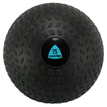 Слэмбол мяч набивной для кроссфита и фитнеса Slam Ball LiveUp LP8105-15 15кг черный LP8105-15 фото