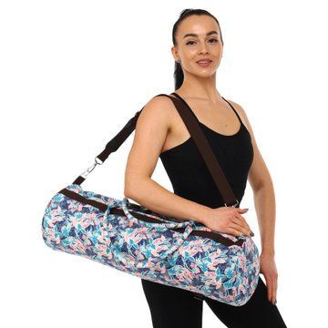 Сумка для йоги KINDFOLK Yoga bag SP-Sport FI-6969-5 розовый-голубой FI-6969-5 фото