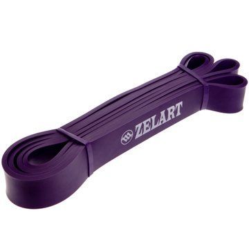 Гума петля для підтягувань та тренувань стрічка силова Zelart POWER BANDS FI-3917-V фіолетовий FI-3917-V фото