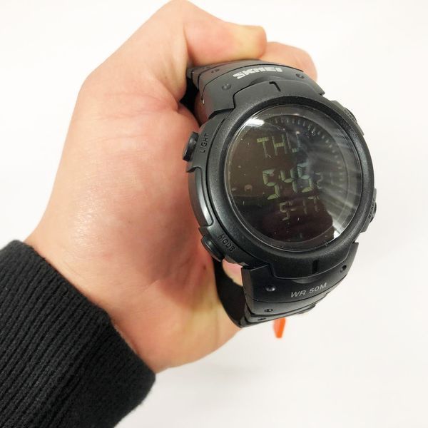 Часы наручные мужские SKMEI 1231BK, брендовые мужские часы, модные мужские часы. Цвет: черный ws87454-1 фото