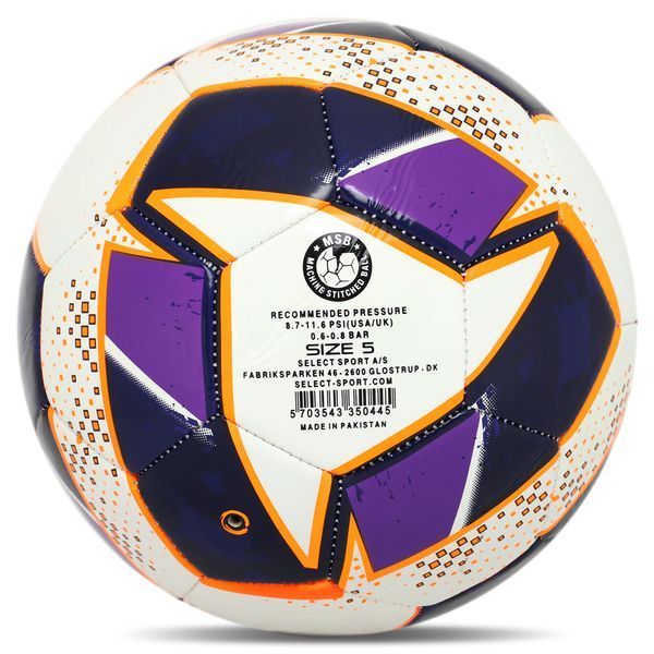Мяч футбольный детский SELECT CLASSIC V24 CLASSIC-5WV №5 белый-фиолетовый CLASSIC-5WV фото