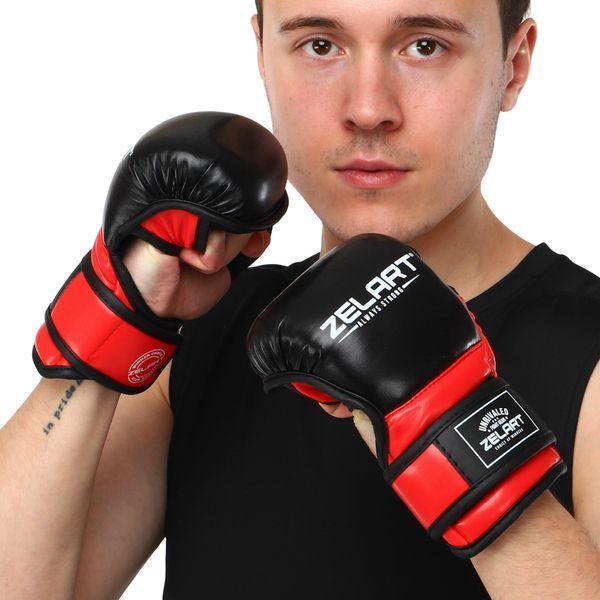 Рукавиці Краби спарингові для MMA Zelart BO-4612 S-XL кольори в асортименті S BO-4612 фото