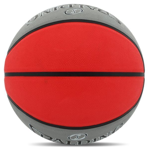 Мяч баскетбольный резиновый SPALDING TRIPLE THREAT 84546Z размер 7 серый-красный 84546Z фото